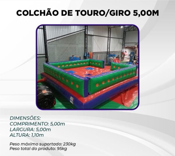 COLCHÃO DE TOURO/GIRO 5,50M