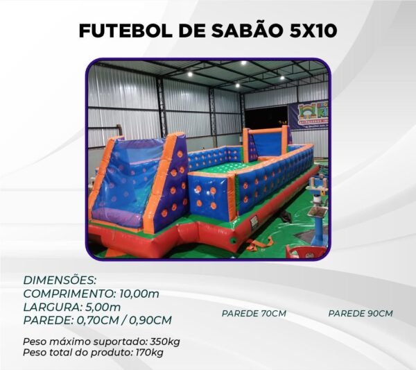 FUTEBOL DE SABÃO 5X10