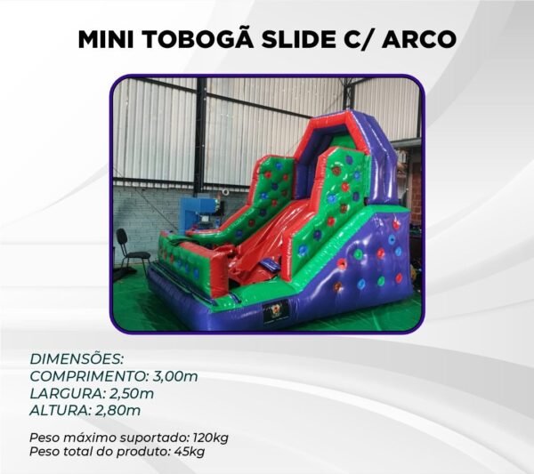 MINI TOBOGÃ SLIDE C/ ARCO