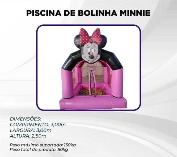 PISCINA DE BOLINHA MINNIE