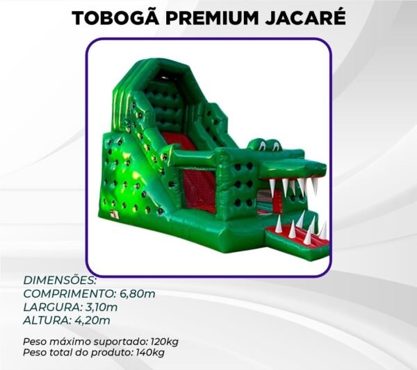 TOBOGÃ PREMIUM JACARÉ