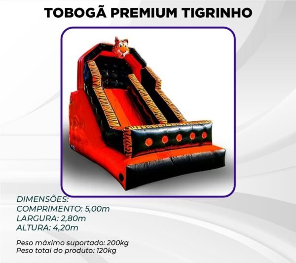TOBOGÃ PREMIUM TIGRINHO