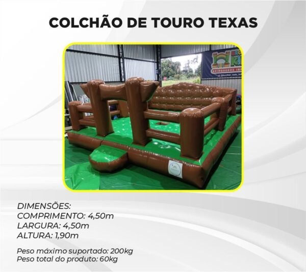 COLCHÃO DE TOURO TEXAS