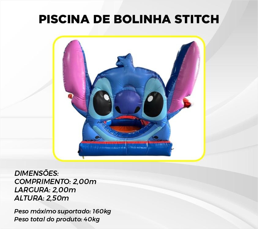 PISCINA DE BOLINHA STITCH