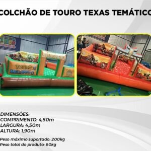 COLCHÃO DE TOURO TEXAS TEMÁTICO