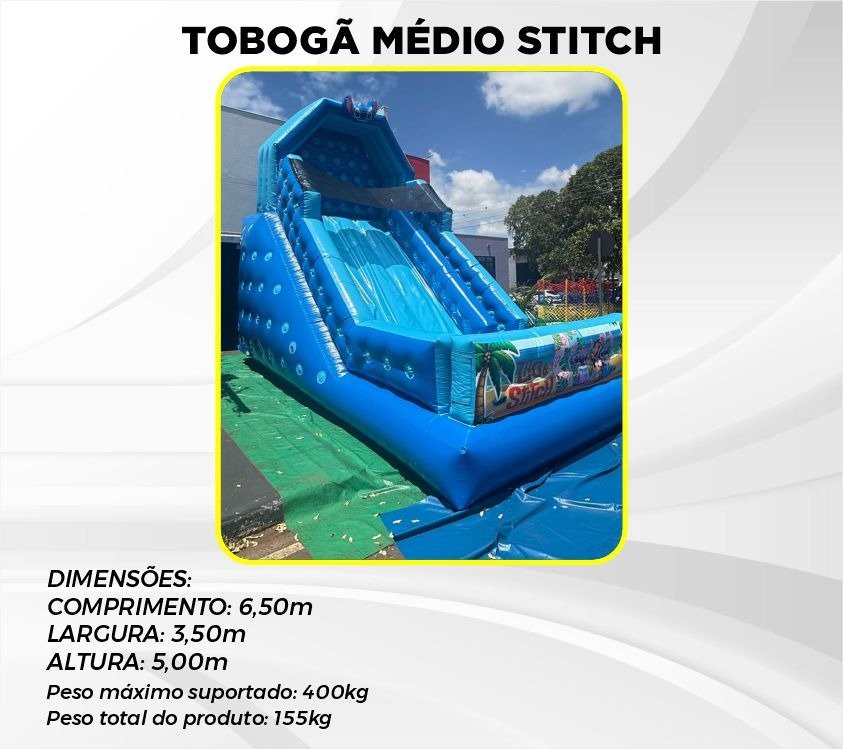 TOBOGÃ MÉDIO STITCH