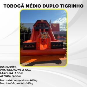 TOBOGÃ MEDIO DUPLO TIGRINHO