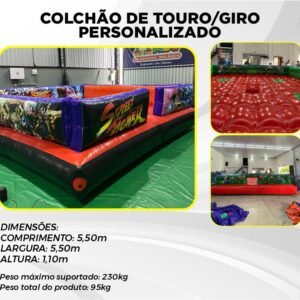 COLCHÃO DE GIRO /TOURO PERSONALIZADO