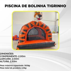PISCINA DE BOLINHA TIGRINHO