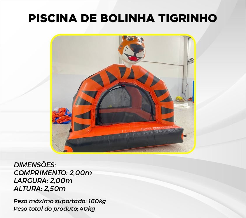 PISCINA DE BOLINHA TIGRINHO