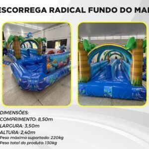 Escorrega Radical Fundo do mar