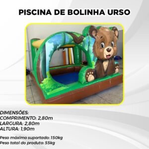 Piscina de bolinhas Urso