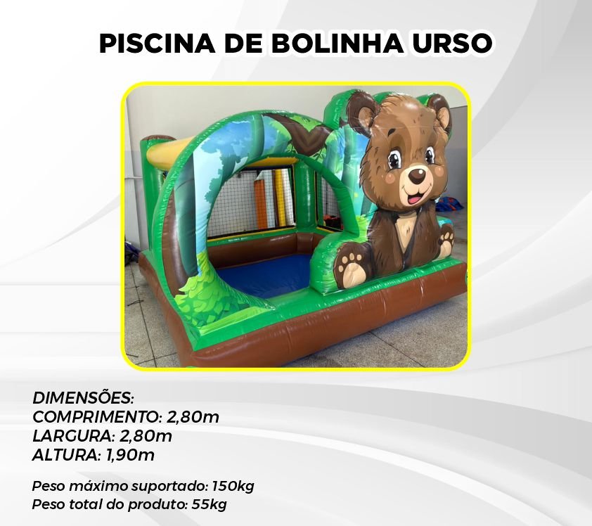 Piscina de bolinhas Urso