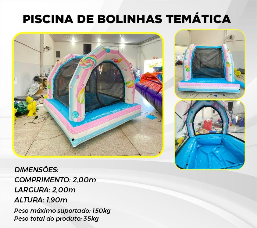 Piscina de bolinhas temática